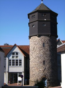 Wasserturm von Berstadt Domizil des AKD-Berstadt